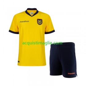 Divisa di Calcio Ecuador Bambino Prima Mondiali 2026